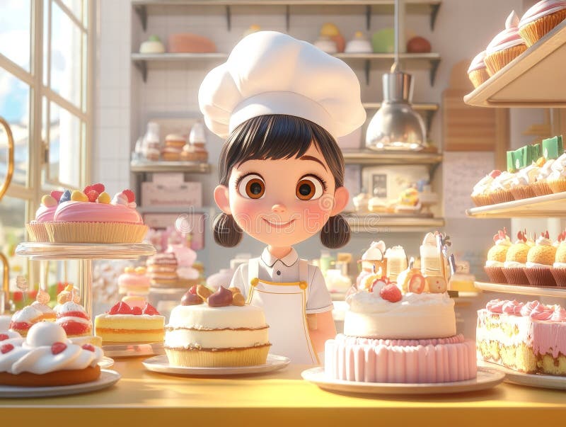Cartoon Pastry Chef How To Diagnose Car Engine Overheating Issues